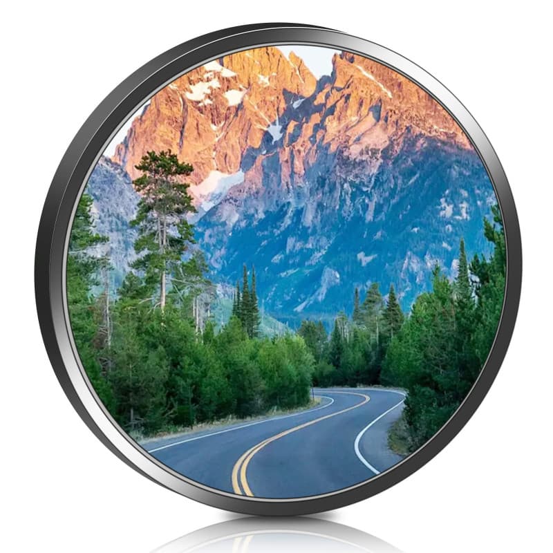 Miroir Convexe Grand Angle 30 cm pour Sécurité Routière et Surveillance