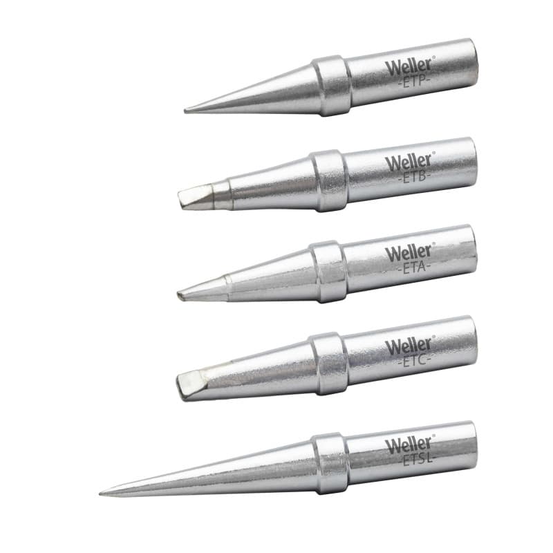 Set de 5 Pointes à Souder Weller ET pour Stations de Soudage