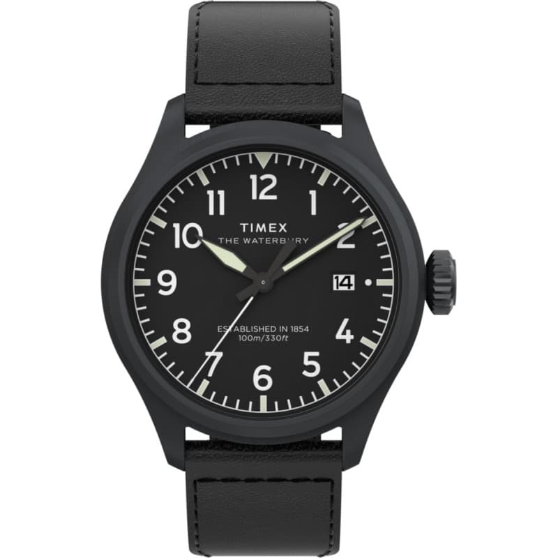 Montre Timex Waterbury Ace pour Homme - Chronographe Analogique Luminescent