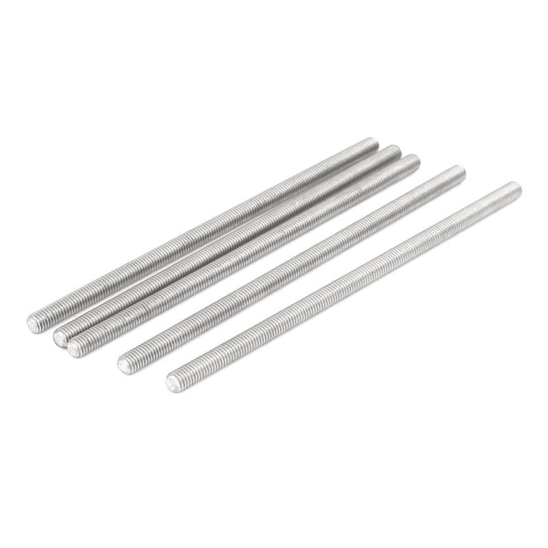 Tiges Filetées M5 en Acier Inoxydable 304 - 5 Pièces pour Bricolage