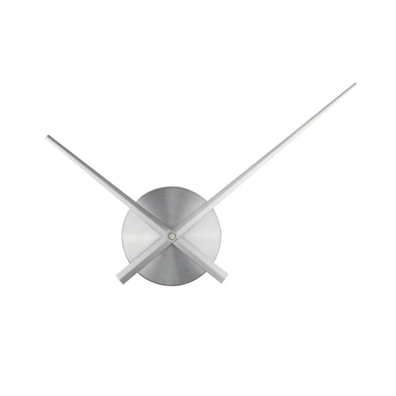 Horloge Murale 3D Argentée Timelike - Aiguilles DIY Silencieuses
