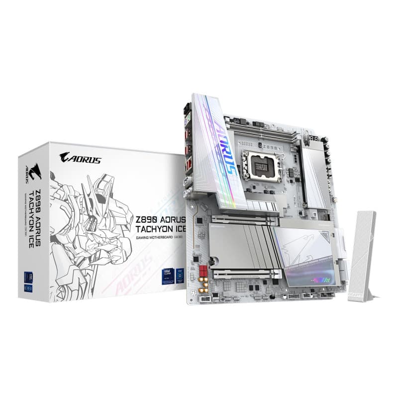 Carte Mère GIGABYTE Z890 AORUS Tachyon Ice - Performances Ultimes pour Processeurs Intel
