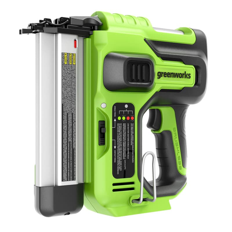 Cloueuse Électrique Sans Fil Greenworks GD24BN - 110 Clous/min, 24V