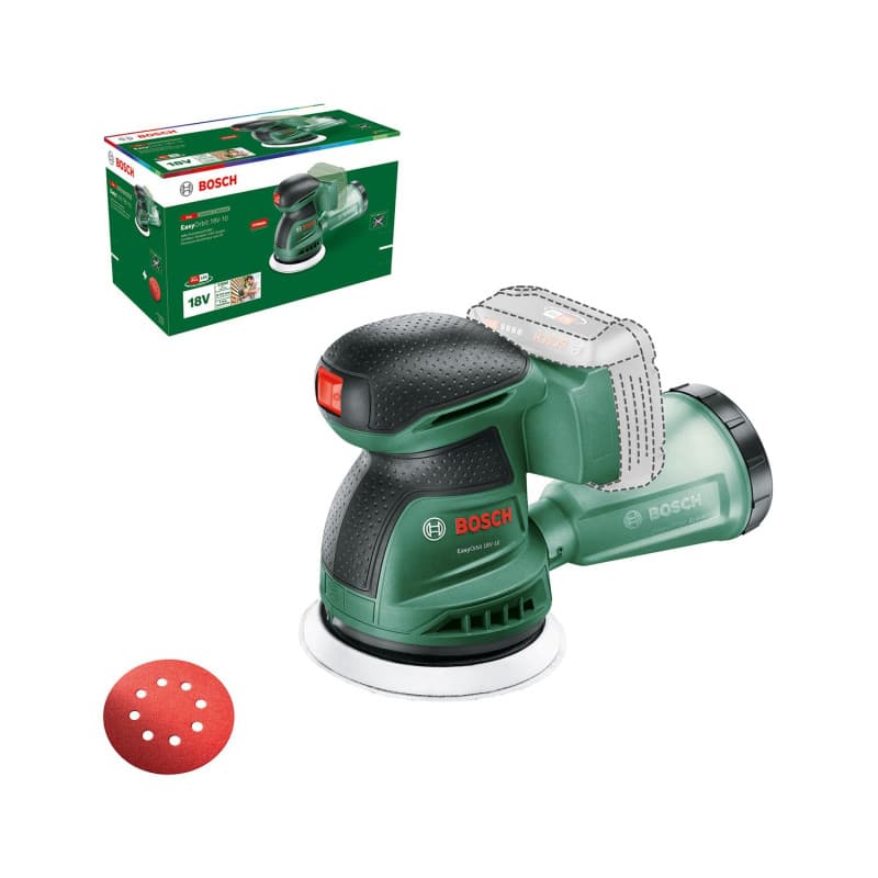 Ponceuse Excentrique Sans Fil Bosch EasyOrbit 18V-10 pour Bois et Surfaces Vernies
