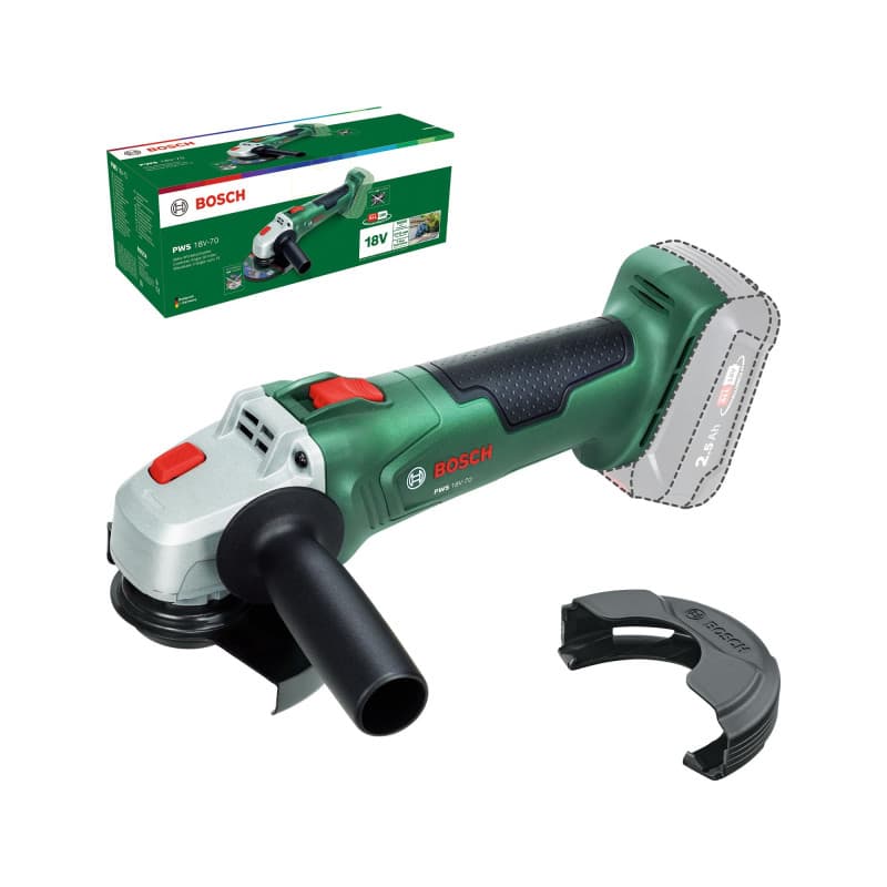 Meuleuse angulaire sans fil Bosch PWS 18V-70 pour tronçonnage et meulage
