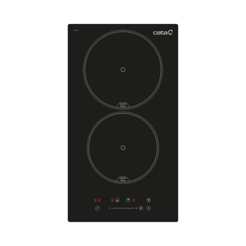 Plaque à Induction Cata ISB 3102 BK - 2 Zones de Cuisson Noir