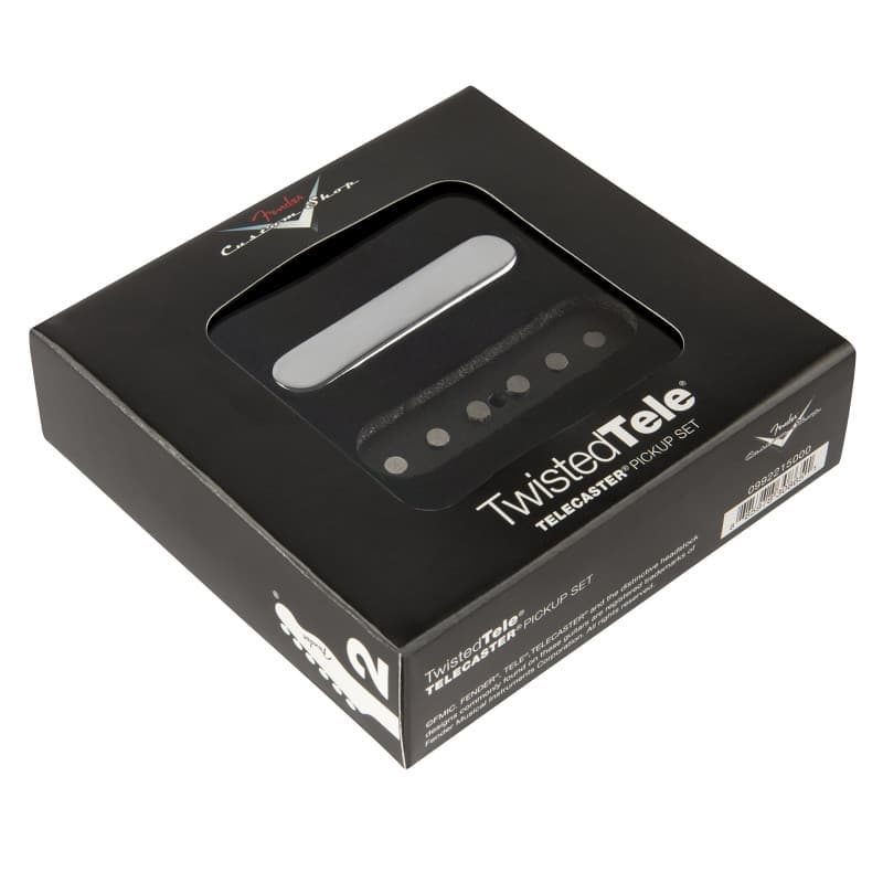 Fender Custom Shop Twisted Telecaster Micros Noir/Nickel