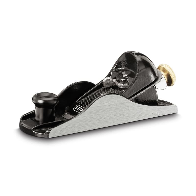 Rabot à Recaler STANLEY 180mm - Métal Résistant et Réglage Rapide