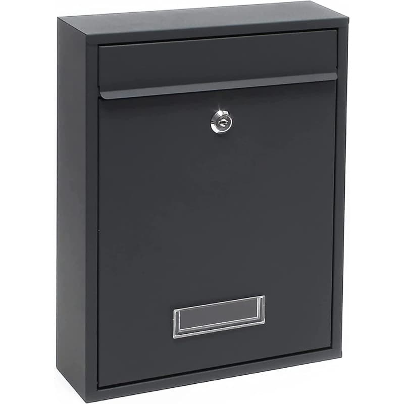 Boîte aux Lettres Kippen Mail Anthracite - Design Moderne et Pratique