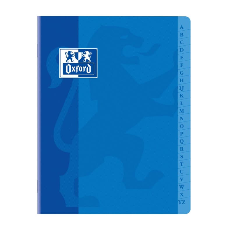 Répertoire agrafé Oxford 17 x 22 cm - 120 pages petits carreaux