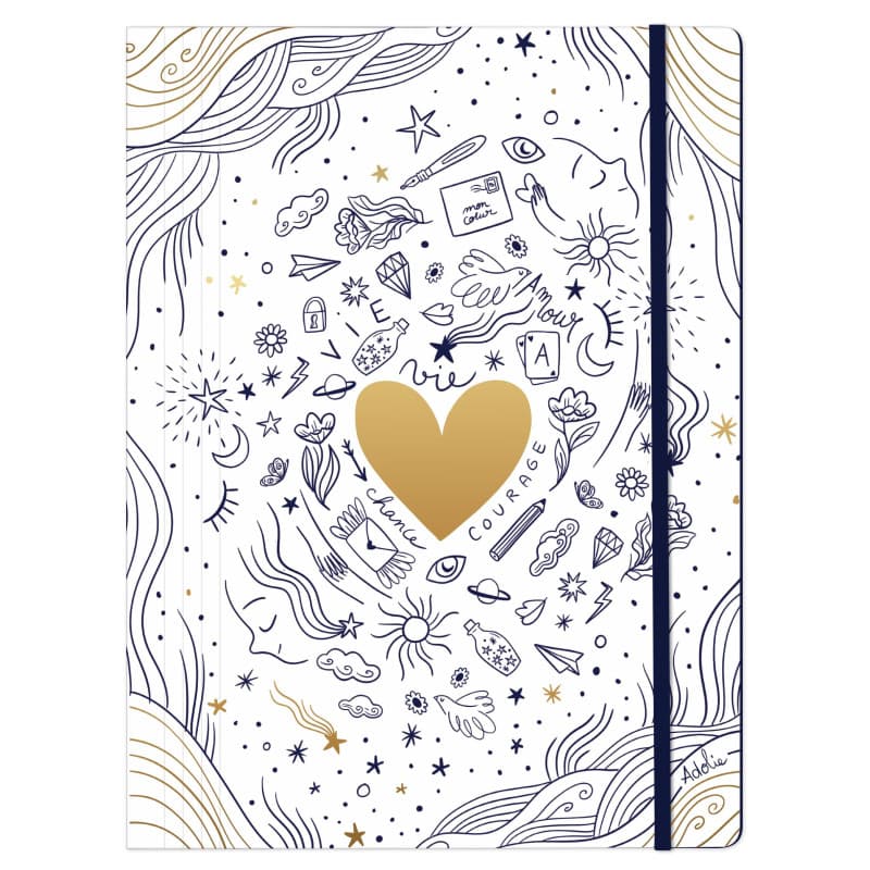 Chemise à Élastique Clairefontaine Adolie 22x31 cm - Élégante et Pratique pour Bureau