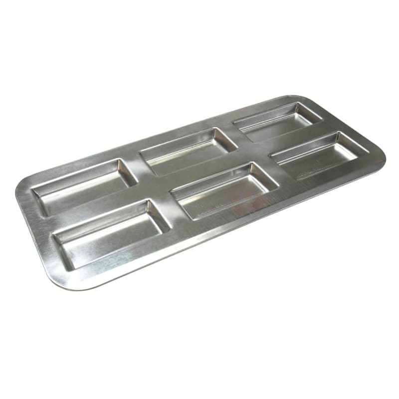 Plaque à Financiers en Fer Blanc - Démoulage Rapide et Conductivité Thermique