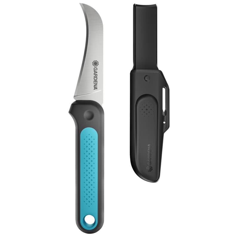 Couteau de récolte VeggieCut Gardena en acier inoxydable avec manche antidérapant