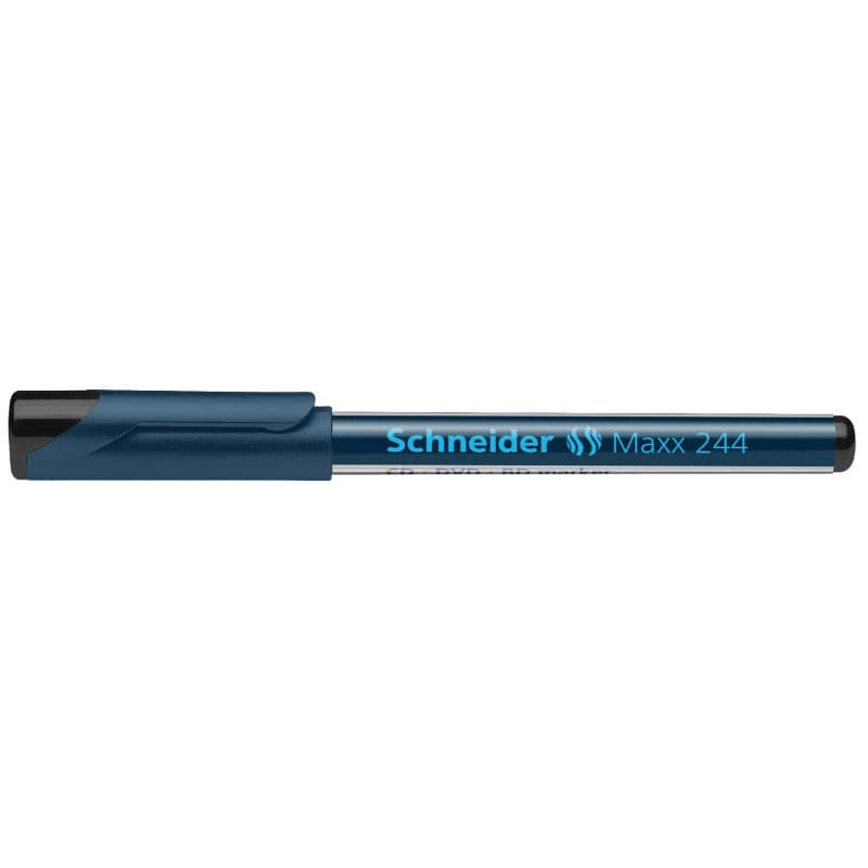 Marqueur Permanent Schneider Maxx 244 pour CD/DVD/BD - 0,7 mm Noir