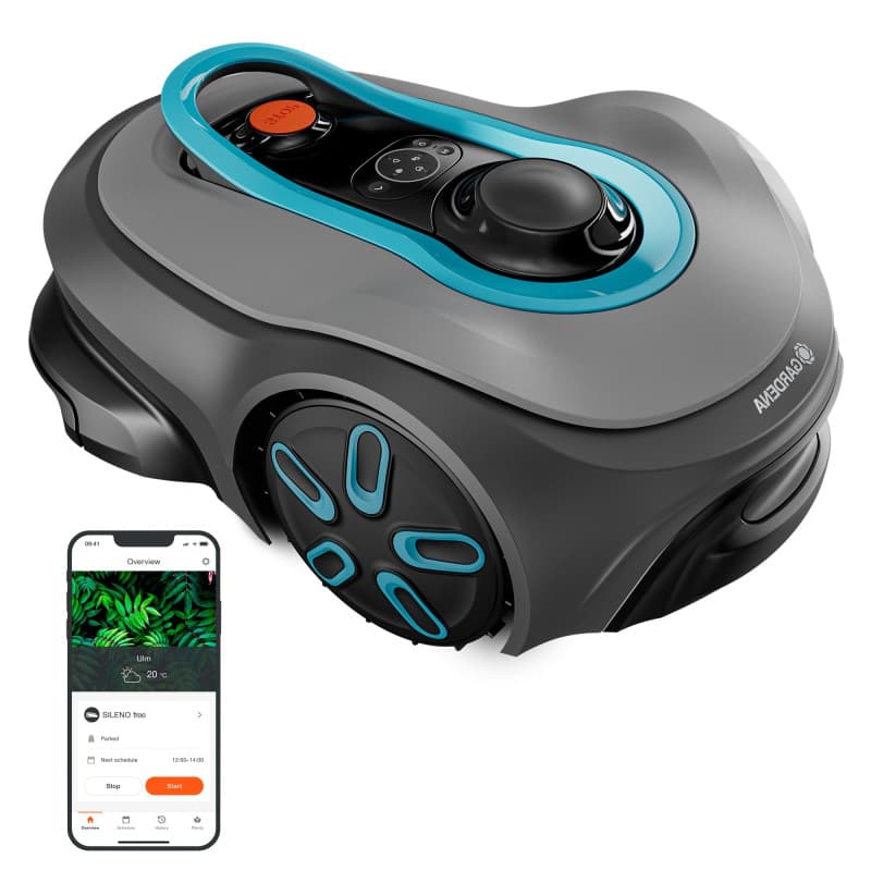 Robot Tondeuse Gardena Smart SILENO Free 1100 m² - Technologie Sans Fil