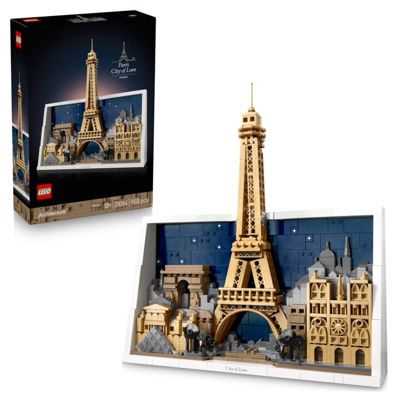 Maquette LEGO Architecture Paris - Décoration 3D des Monuments Emblématiques