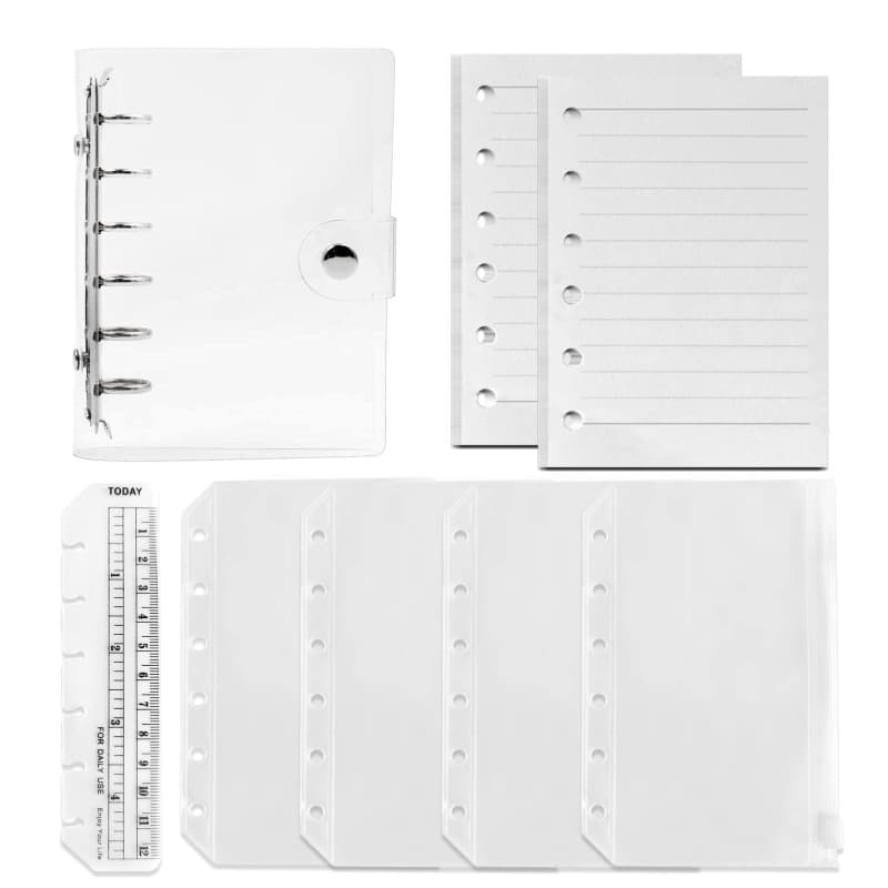 Ensemble de bloc-notes A7 rechargeable avec couverture en PVC et accessoires