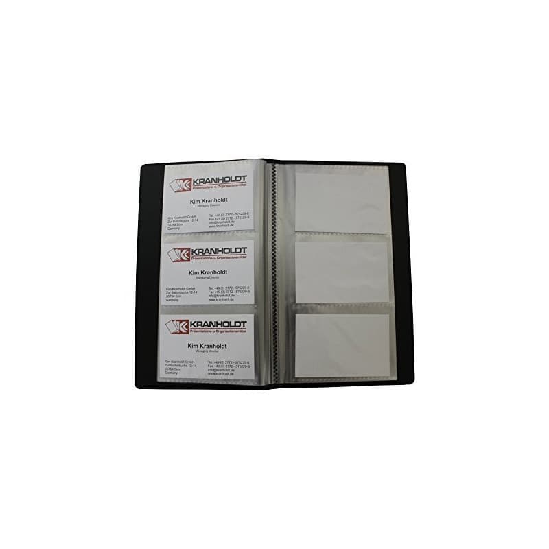 Chemise de classement HFP avec pochettes pour documents A4 - Noir
