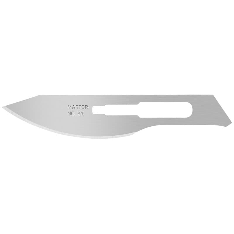 MARTOR Lames de Scalpel N° 24 - 10 Lames de Rechange pour Couteau Graphique