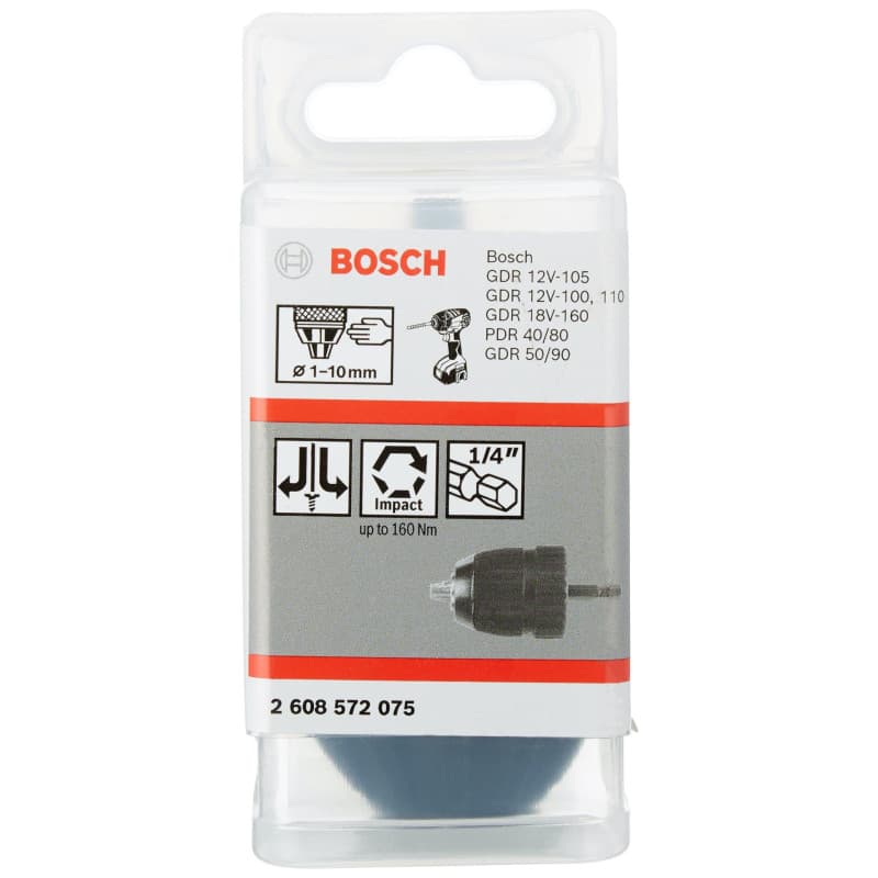 Mandrin Automatique Bosch 1/4" jusqu'à 10 mm - Précision et Fiabilité