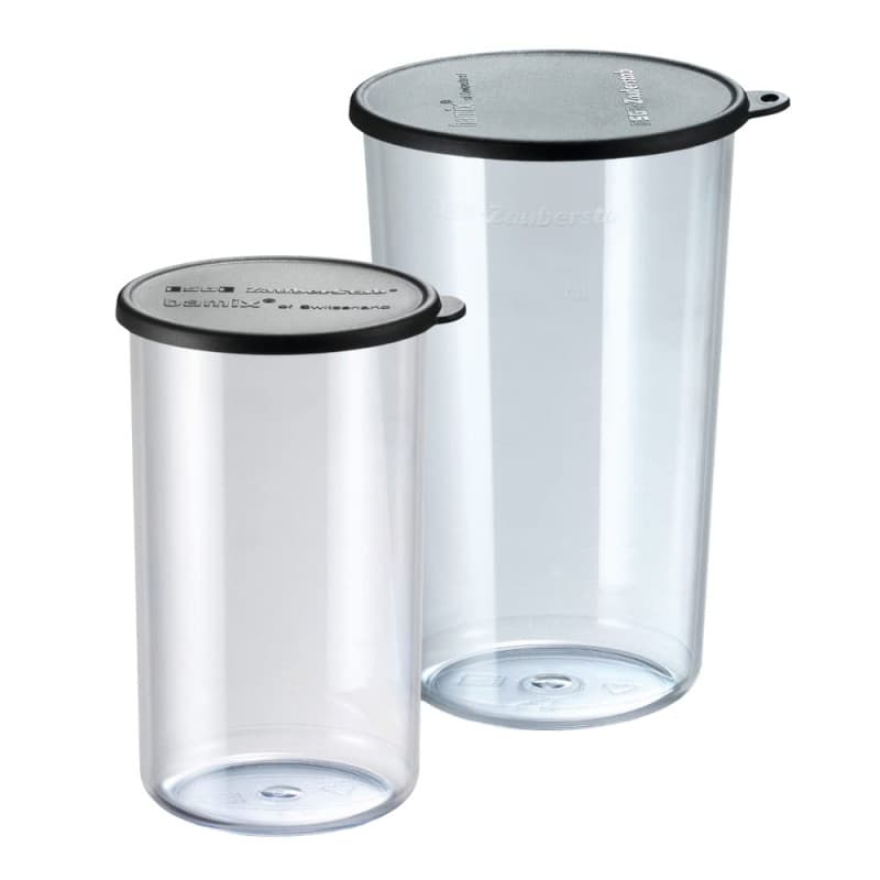 Ensemble de Gobelets Doseurs Bamix - 400ml et 600ml, Résistants à la Chaleur