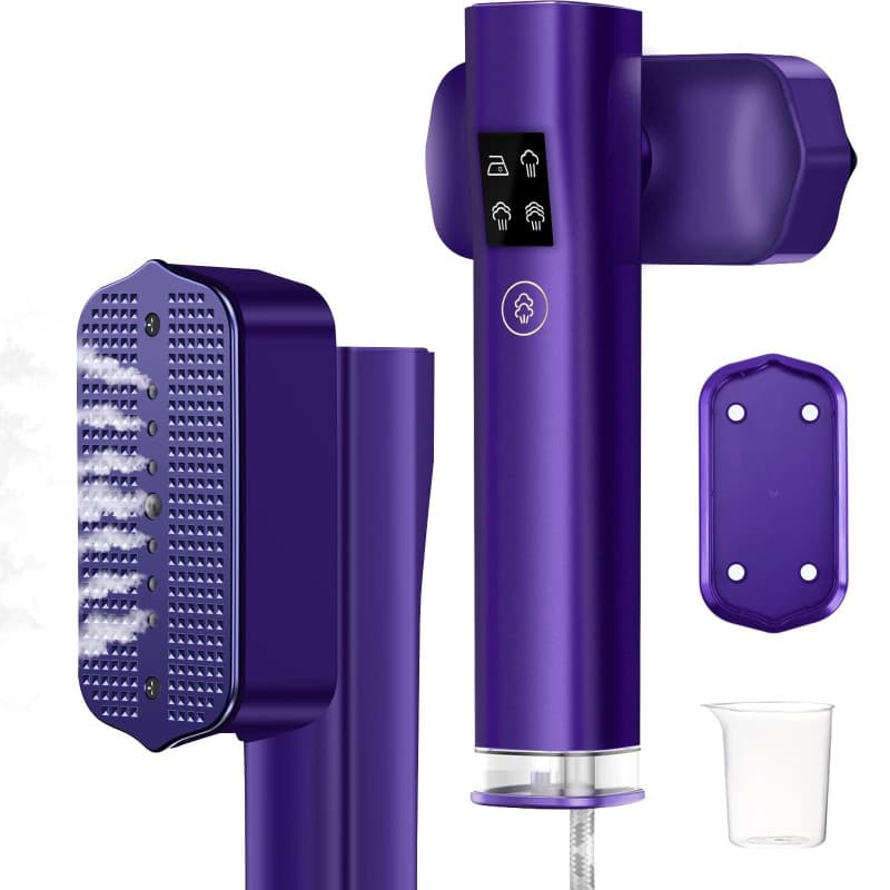Défroisseur Vapeur Portable 2 en 1 Focenat - Fer à Repasser Rapide 1200W
