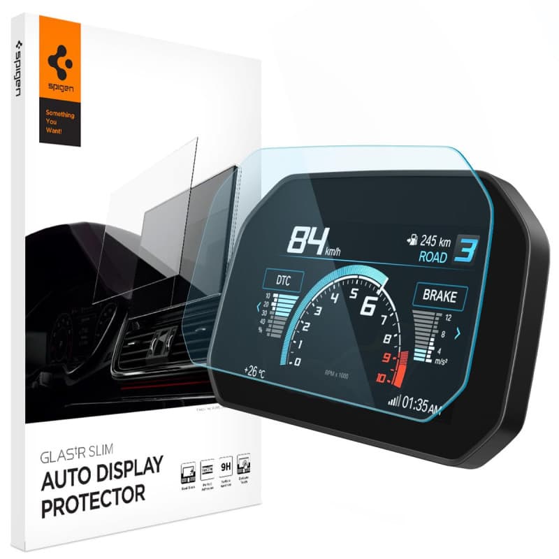 Spigen Glas.tR Slim - Verre Trempé Ultra Clair pour Écran BMW R1250GS 6.5"