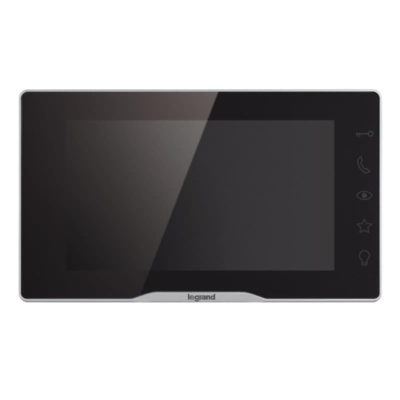 Écran Visiophone Intérieur Legrand Easy Kit 7 pouces Noir Miroir