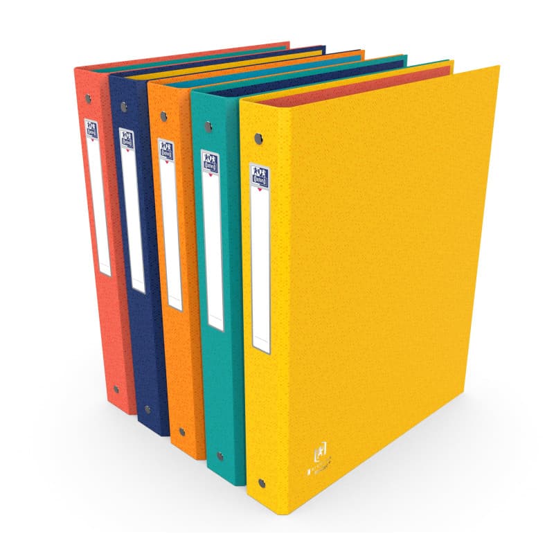 Classeur A4 Bicolor Recycplus 40mm Oxford - Couverture Colorée et Résistante