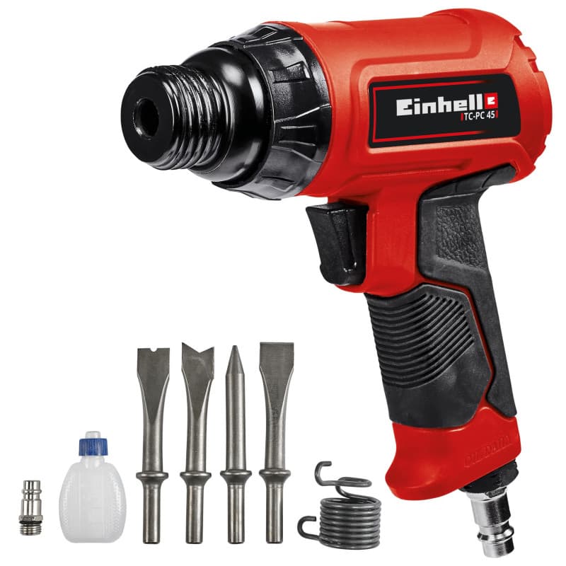 Marteau Burineur Pneumatique Einhell TC-PC 45 avec Kit de Burins