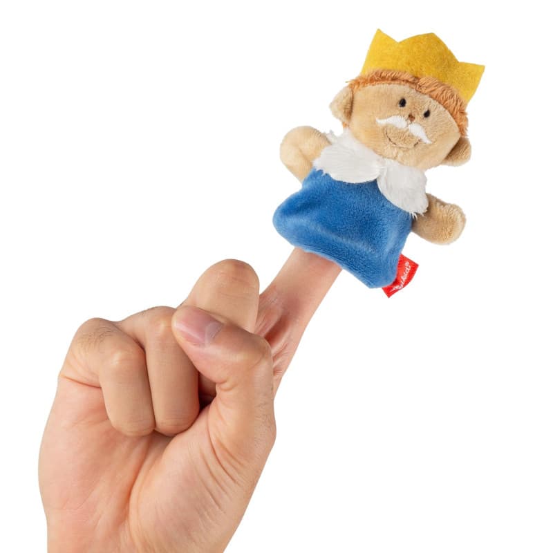 Poupée à Doigts Roi en Peluche Sigikid - Jeu de Rôle pour Enfants