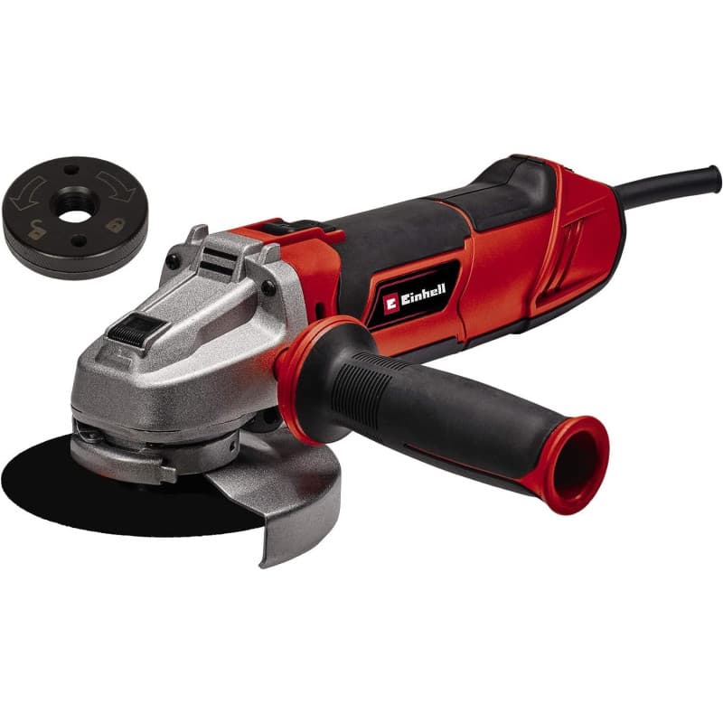 Meuleuse d'angle Einhell TE-AG 125/1010 CE Q - 1010W, Ø125mm, Changement rapide