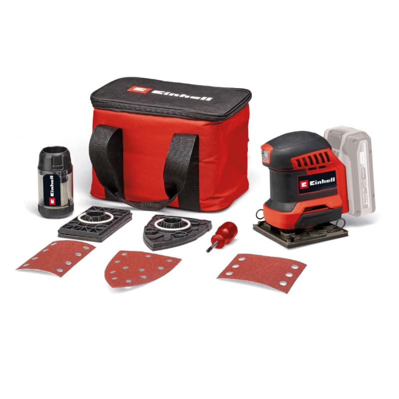 Ponceuse à main sans fil Einhell TE-OS 18/113 - Puissante et polyvalente