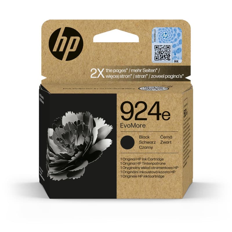 Cartouche d'Encre Noir HP 924e Haut Rendement Écologique