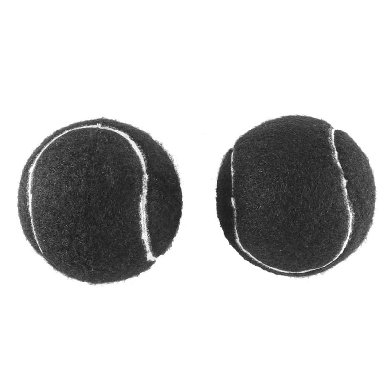 Balles de tennis RUANI pour protection des sols - 2 pièces en feutre noir
