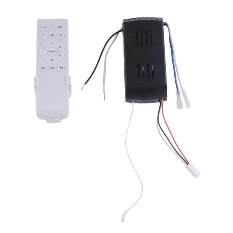 Télécommande sans fil Dytabepl pour ventilateur de plafond - 6 vitesses et minuterie