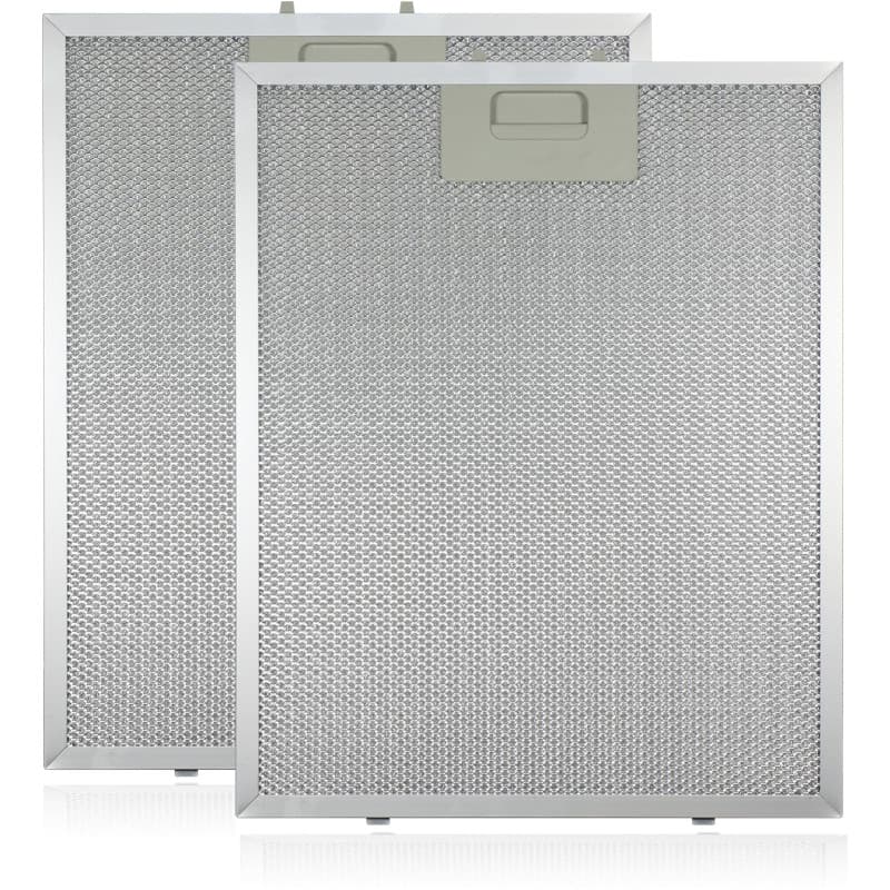 Filtres Métalliques pour Hotte Extracteur SPARES2GO - Lot de 2