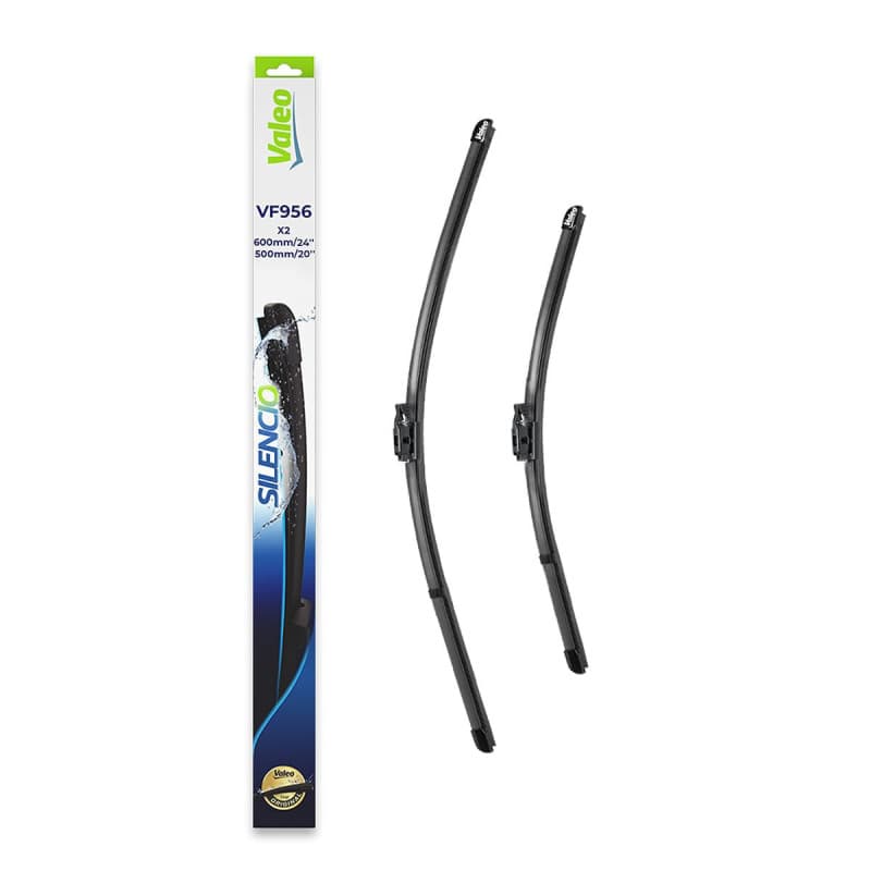Paire d'Essuie-glaces VALEO Silencio 600 mm / 500 mm - Haute Performance