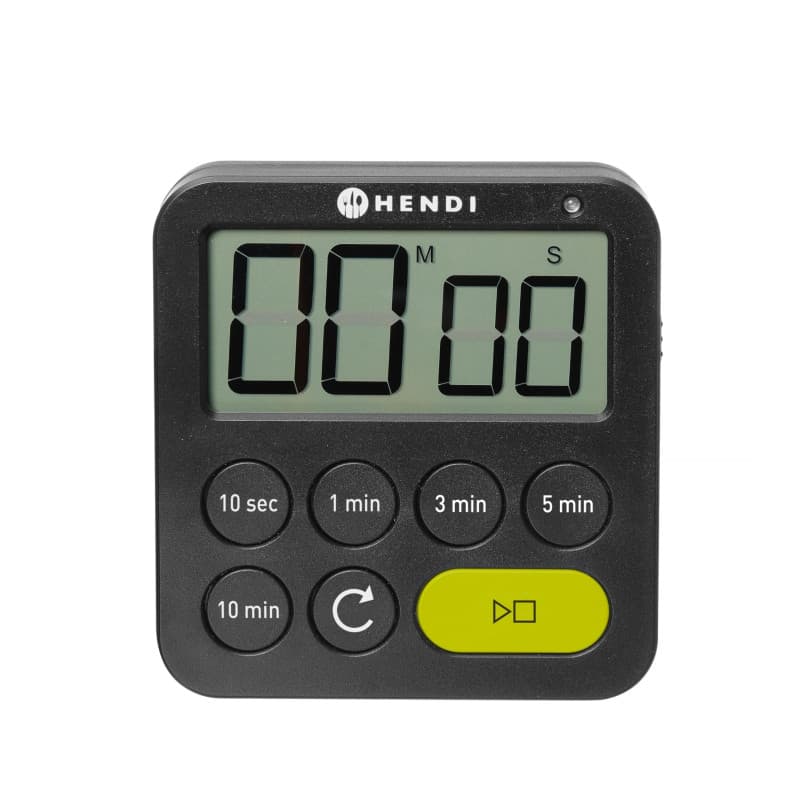 Minuteur de Cuisine Numérique HENDI avec Alarme et Support Pliable