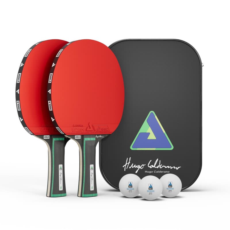 Set de Tennis de Table JOOLA Hugo Calderano Edge - 6 Raquettes et 3 Balles