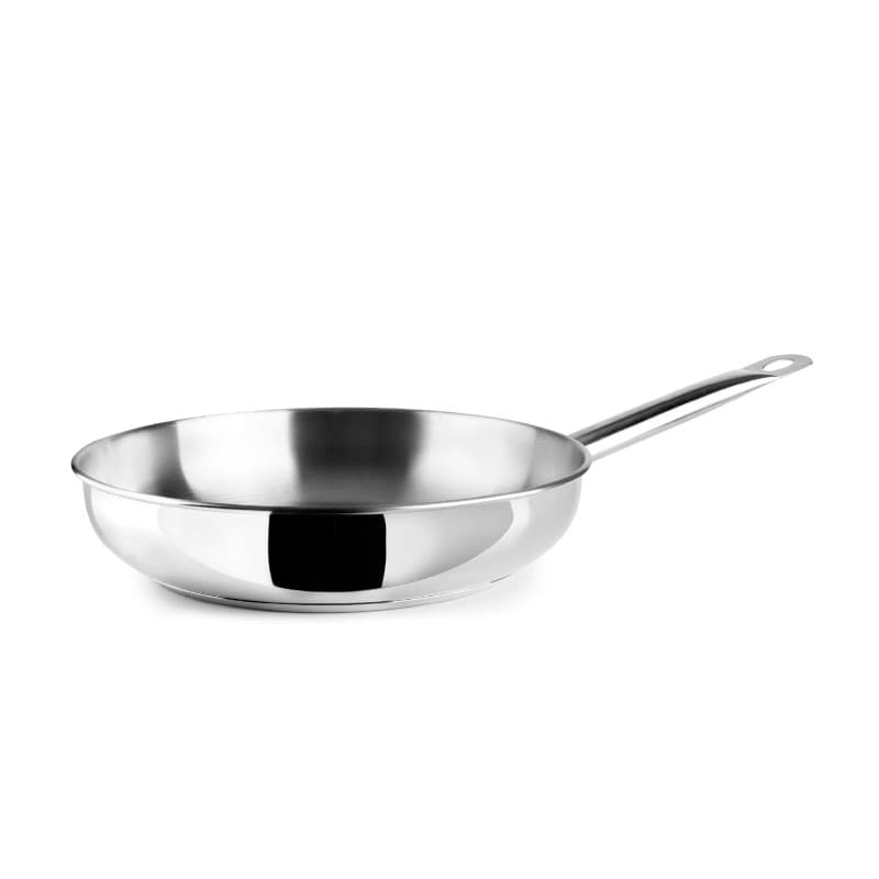 Poêle Ebbe 28 cm en Acier Inoxydable - Compatible Induction