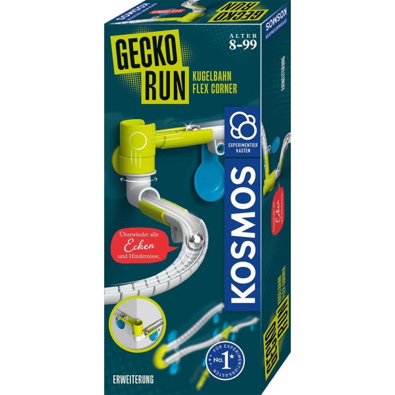 Extension Flex Corner pour Circuits à Billes Kosmos Gecko Run