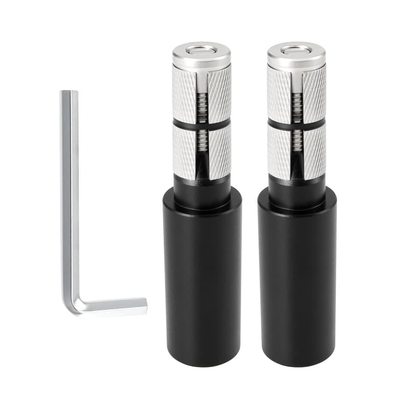 Rallonges de Guidon en Aluminium pour Vélo EMSea - Rehausseur Noir 15-20 mm