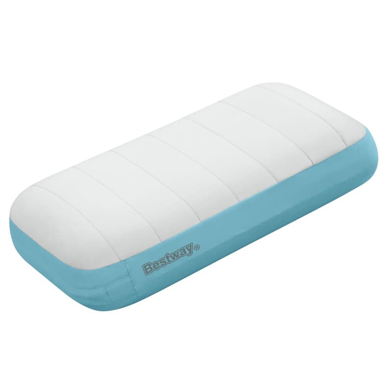 Oreiller Gonflable Bestway AlpineLite - Confort en Randonnée - Gris/Bleu