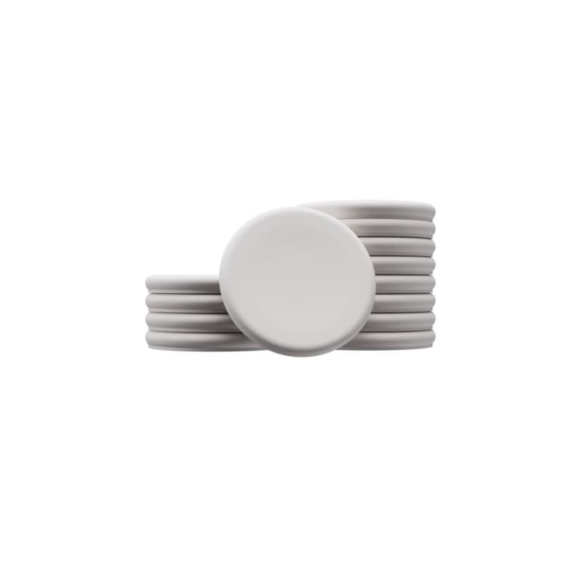 Lot de 5 Aimants Extra Puissants pour Tableau en Verre - Gris Chaud