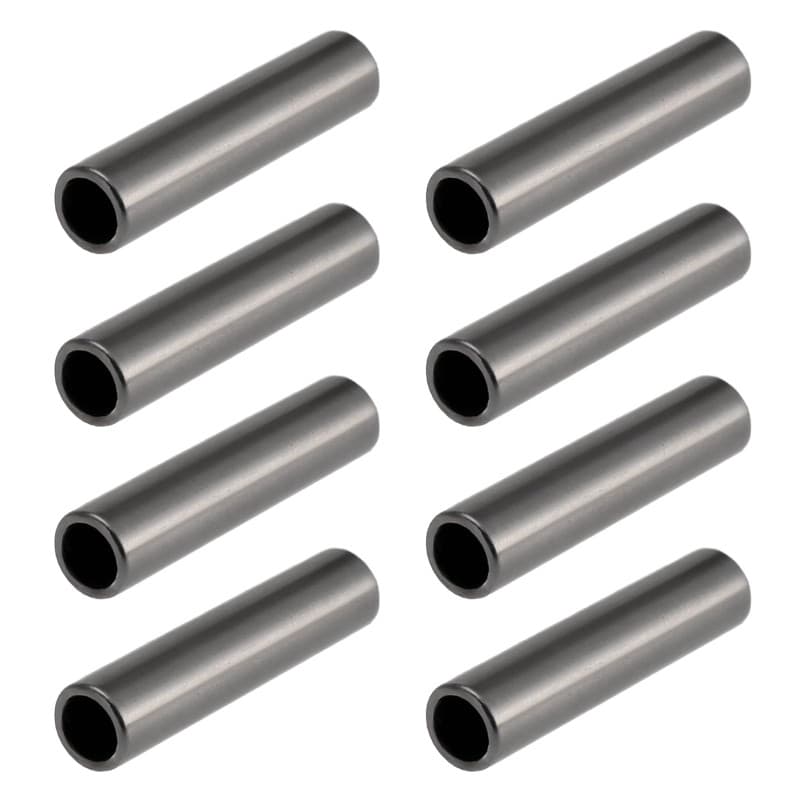 Lot de 500 manchons à sertir noirs pour pêche en mer - 1,2 x 8 mm