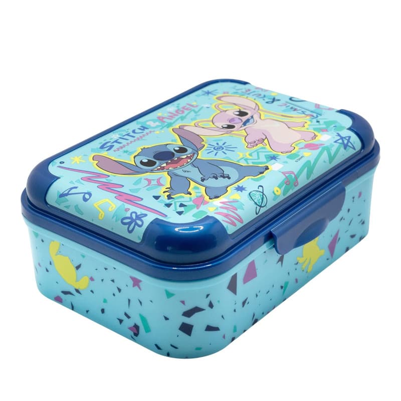 Boîte à déjeuner en plastique Stitch pour enfants - Pratique et élégante