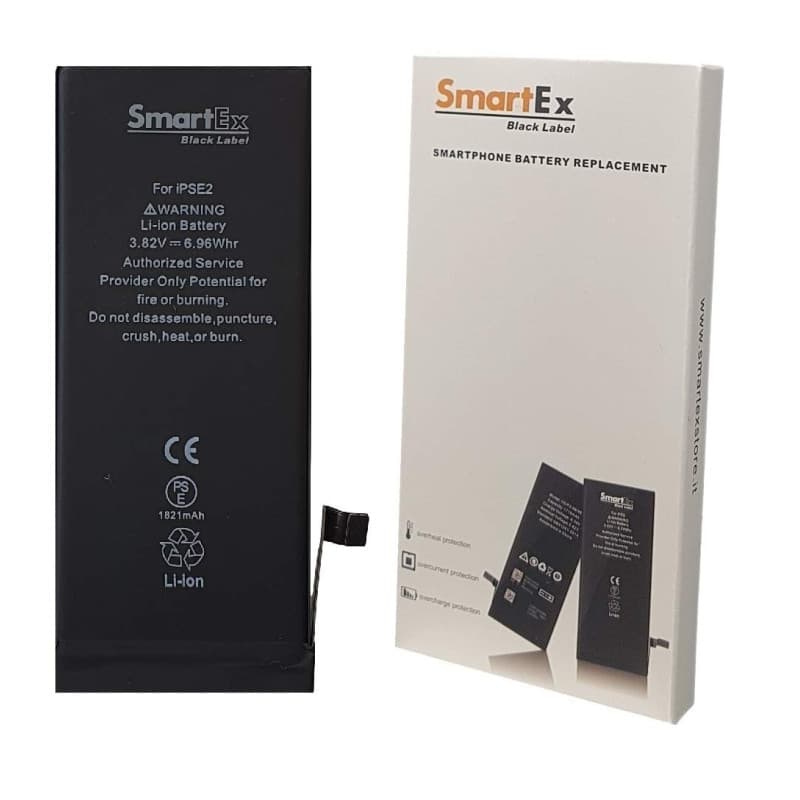 Batterie Smartex® Black Label pour iPhone SE 2020 - 1821 mAh avec Garantie 2 Ans