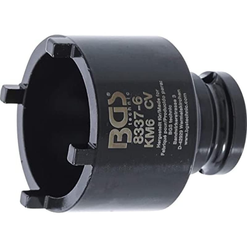 Douille à ergots BGS 8337-6 pour écrous à empreinte 12,5 mm