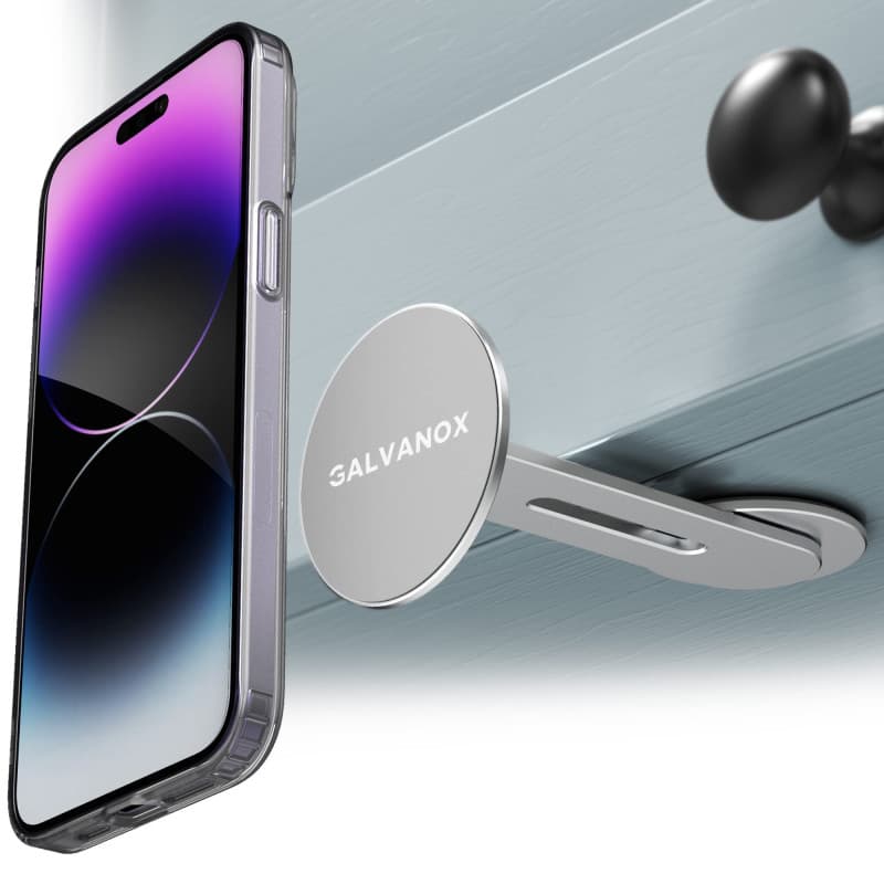Support Magnétique Pliable GALVANOX pour iPhone - Compatible MagSafe